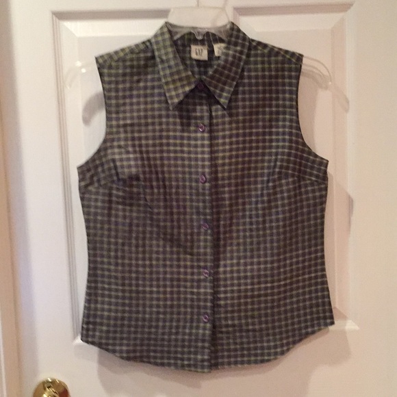 🌿 Vintage GAP silk shirt - Picture 3 of 8